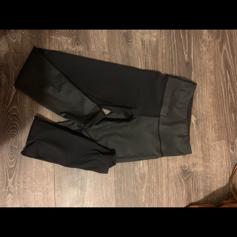 Lululemon leather leggings